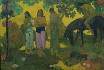 Rupe Rupe (Früchtesammeln), 1899 von Paul Gauguin